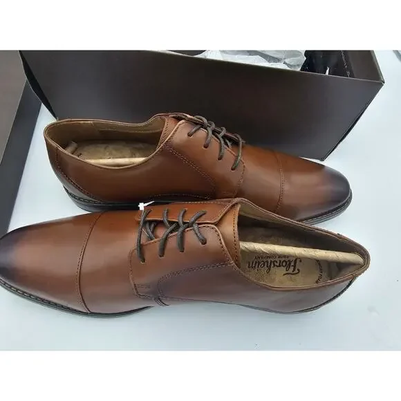 Florsheim | Shoes | Florsheim Mens Oxford Cognac Leather Cap  display picture 1